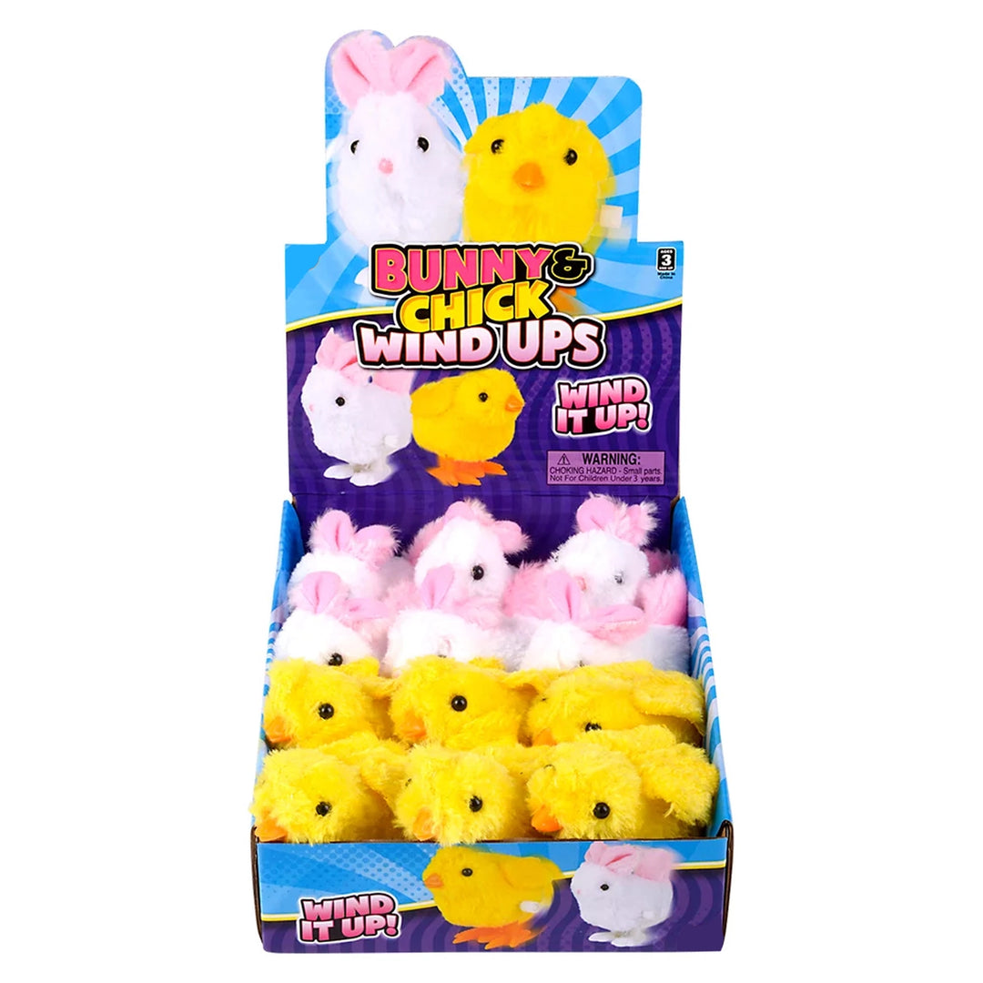 Easter Bunny & Chick Wind Up Kids Toy